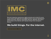 Tablet Screenshot of internetmanufacturing.com